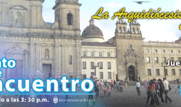 Nuestro “Punto de Encuentro” en la Plaza de Bolívar donde fuimos enviados a evangelizar