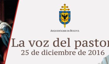 La voz del pastor 25 de diciembre de 2016