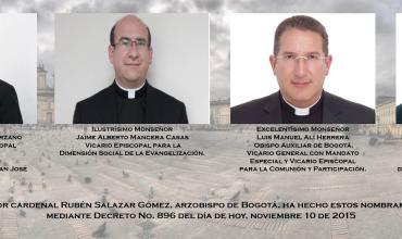 Nombramientos para la Arquidiócesis de Bogotá