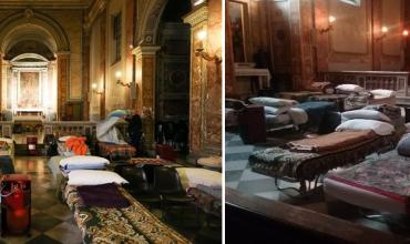 El Vaticano da albergue a los sin techo en una iglesia romana