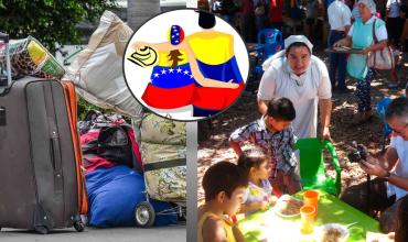 Todos los días cruzan el puente enfermos, agotados, desnutridos, sin esperanza