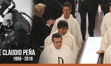 Exequias del padre Claudio Peña