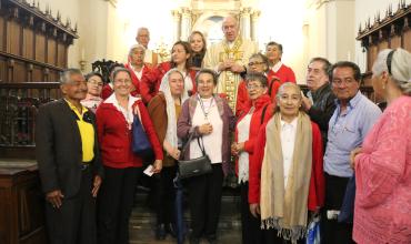 Con hermosa celebración culminó la Novena a la Virgen del Topo