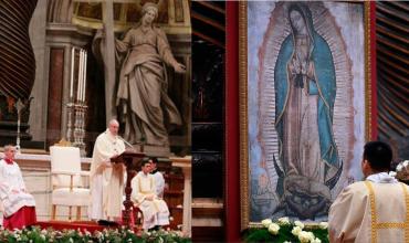El Papa celebra a la Patrona de América en El Vaticano