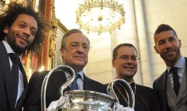 El Real Madrid ofrece la Champions League ganada a la Virgen de la Almudena
