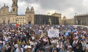 Miles se manifestaron contra el aborto en Colombia