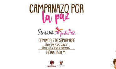 Iglesia invita a 'campanazo' por la paz