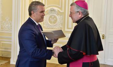 Luis Mariano Montemayor, nuncio de Su Santidad en Colombia, resalta la solidaridad nacional con los migrantes