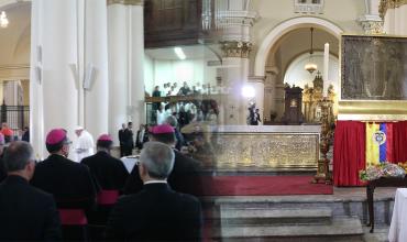 El Papa le cumplió la cita a la Virgen de Chiquinquirá