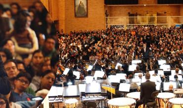 #Noticia - la Orquesta Filamónica de Bogotá vistió a Cristo Rey con música para cine