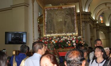 El cuadro de la Virgen de Chiquinquirá estará al alcance del público