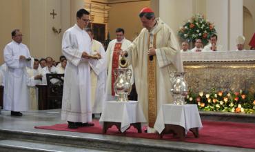 Celebración de la Misa Crismal en la Catedral de Bogotá