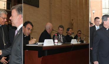 El presidente Santos pide a la Iglesia acompañar el proceso de Paz