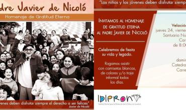 El reverendo padre Javier de Nicoló, SDB Descansa en la Casa del Padre