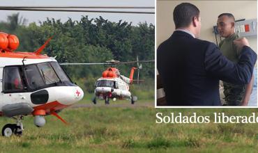 Soldados liberados por las FARC