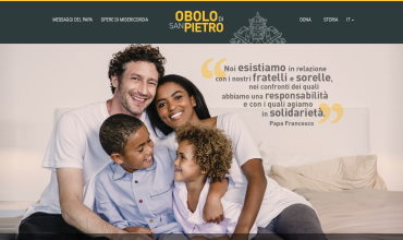 Nueva, ágil y permanente es la web del óbolo del san Pedro