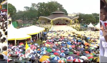En el Uhuru Park Francisco condena las formas de violencia contra la familia y la mujer