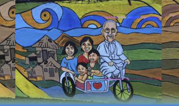 Un mural como homenaje al papa Francisco