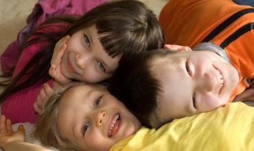 Niños sanos y felices