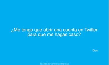 Dios envía mensajes en Twitter