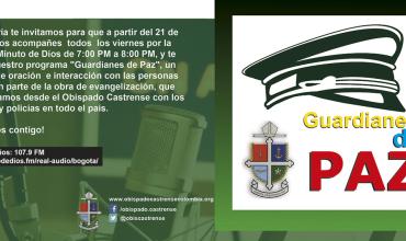 Guardianes de PAZ, el nuevo programa del Obispado Castrense de Colombia