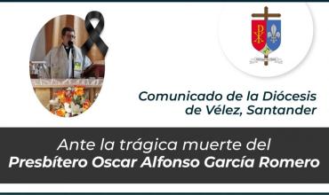 Sacerdote Oscar Alfonso García Romero