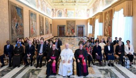 El papa León se encuentra con la Comisión Pontificia para la Protección de Menores (@Vatican Media)