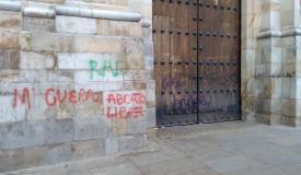 Rechazo y preocupación ante actos vandálicos contra templos católicos en Bogotá