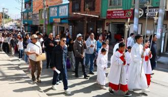 Viacrucis juvenil en Ciudad Bolívar: fe, esperanza y alegría