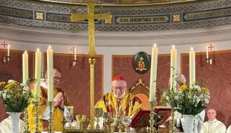 En la catedral de Copenhague en calidad de legado pontificio en las celebraciones del XII centenario del inicio de la misión de San Ansgar en Dinamarca, el cardenal recordó la actualidad de la figura del monje benedictino en un mundo herido por nuevas formas de esclavitud —económicas, culturales, espirituales— y marcado por la exclusión y la indiferencia. Insistió, además en que «la Iglesia sigue siendo creíble no gracias al poder, a los números o a las estrategias, sino cuando la fe se convierte en testimo