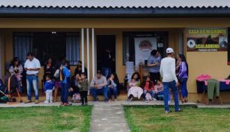 Primera Casa del Migrante que abrieron los scalabrini en São Paulo, Brasil. | Crédito: Informe Anual 2025 de los Misioneros de San Carlos Borromeo - Scalabrinianos