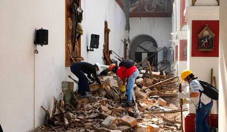 terremoto- Diócesis de Cartago_ Basílica Menor Nuestra Señora de la Pobreza.